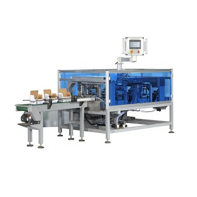 Automatic carton box closing machine for food or non-food factory for fasteners box